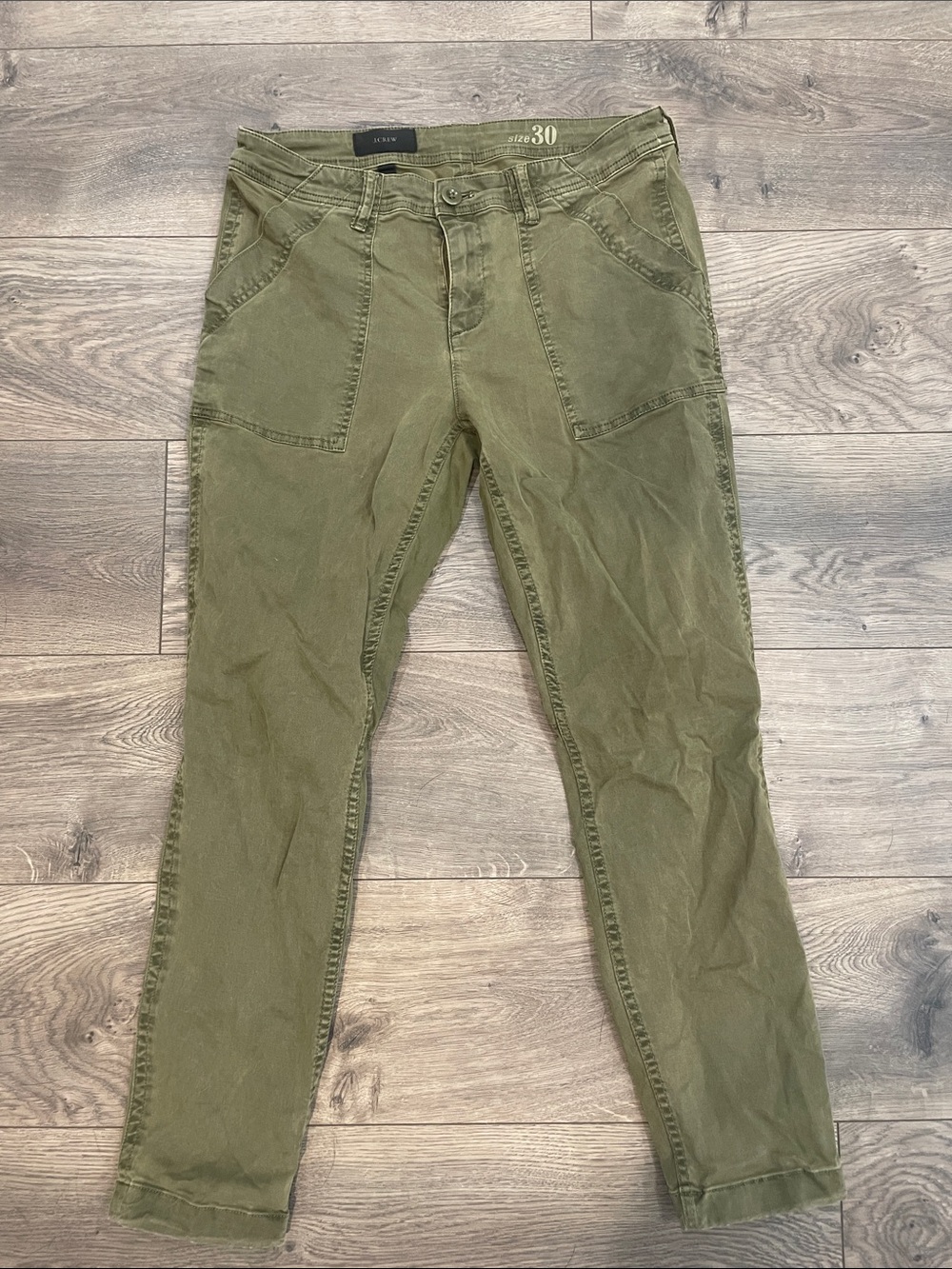 J. Crew Olive Utility Pants